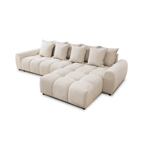 Bézs sarokkanapé (jobb oldali-heverő résszel) Albane  – Ropez-image-2