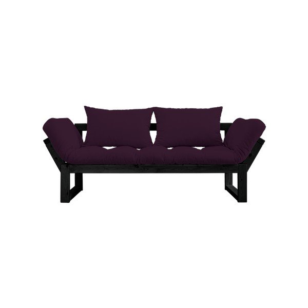 Edge Black/Purple Plum állítható kanapé - Karup-image-4