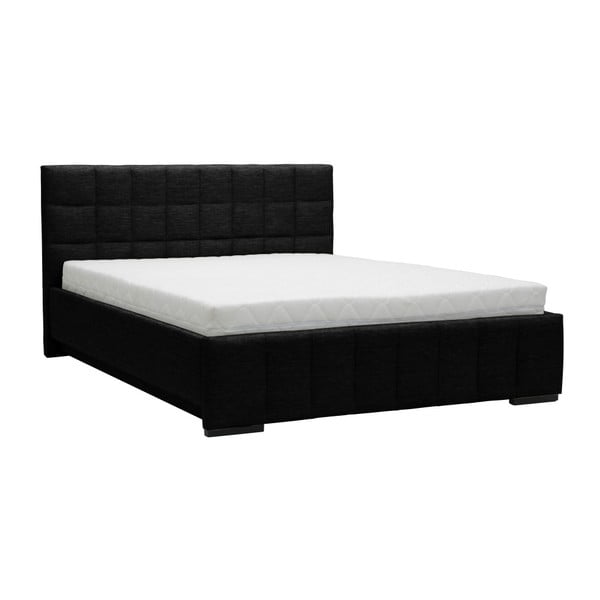 Dream fekete kétszemélyes ágy, 160 x 200 cm - Mazzini Beds