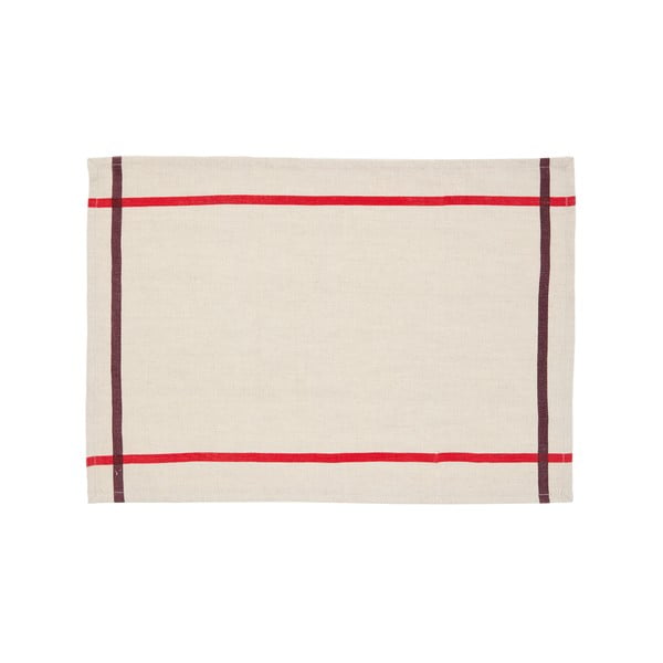 Lenkeverék tányéralátét szett 2 db-os 35x50 cm Delma – Kave Home-image-2