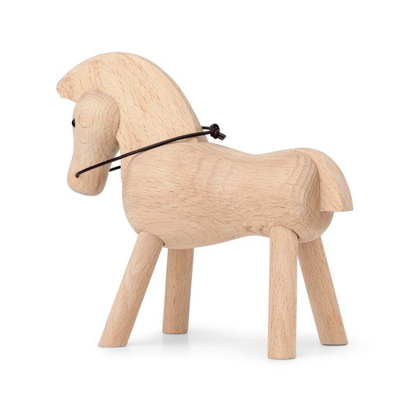 Bojesen Denmark Horse dekorációs figura tömör bükkfából - Kay-image-2