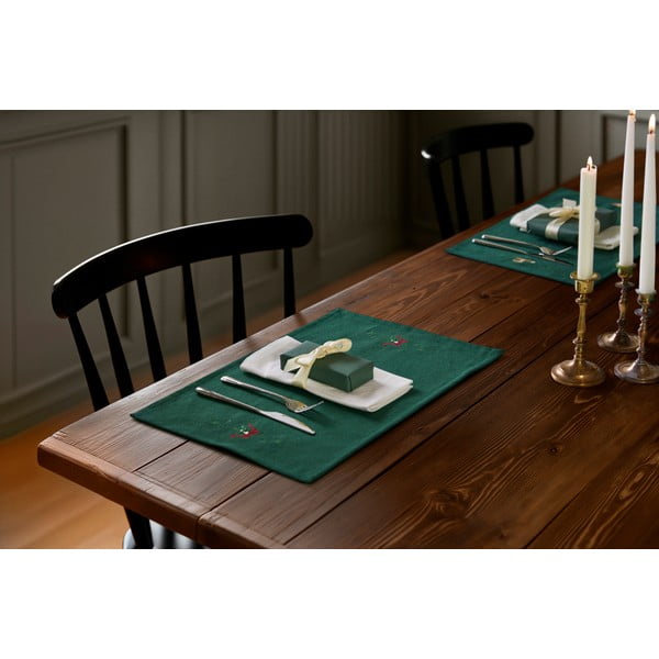 Pamutkeverék tányéralátét karácsonyi mintával 30x43 cm Christmas Fable – JUNA-image-1