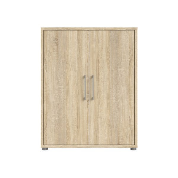 Natúr színű moduláris könyvespolc tölgyfa dekorral 89x113 cm Prima – Tvilum-image-2