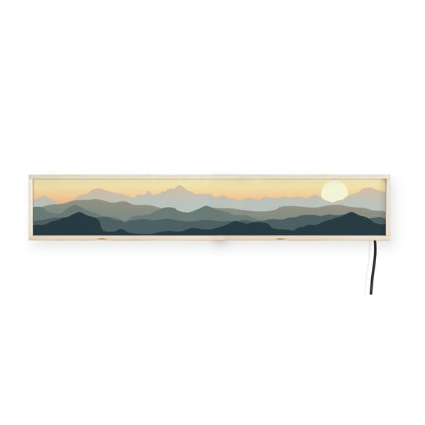 Sunrise fali, dekorációs led világítás, 120 x 30 cm - Surdic
