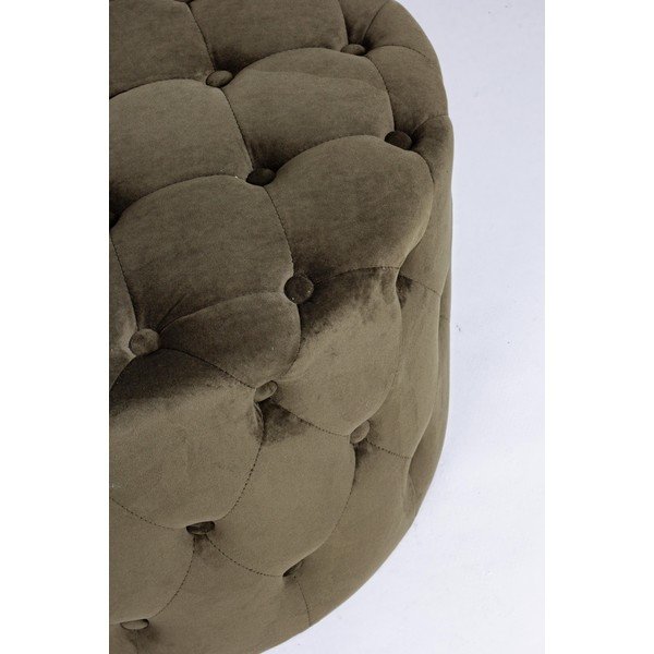 Sötétzöld bársony puff Lorella – Yes Everyday-image-2