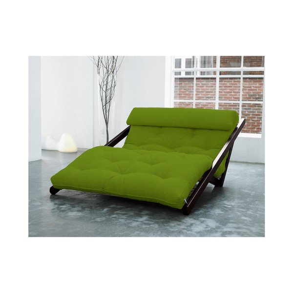 Figo Wenge/Lime fekvőfotel, 120 cm - Karup-image-1
