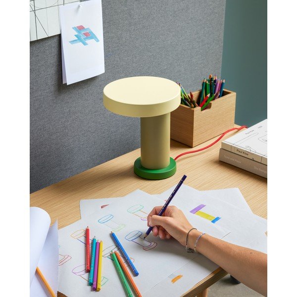 Zöld asztali lámpa (magasság 25 cm) Magic – Hübsch-image-1