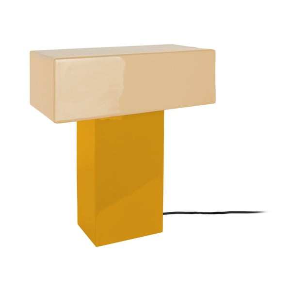 Sárga asztali lámpa (magasság 35 cm) Grato Recto – Leitmotiv-image-2