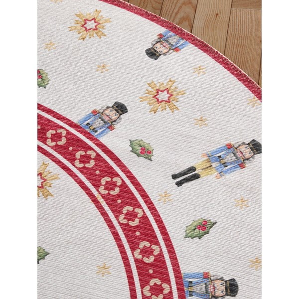Piros kerek szőnyeg karácsonyi mintával ø 160 cm Toy's Delight Nutcracker – Villeroy&Boch-image-3
