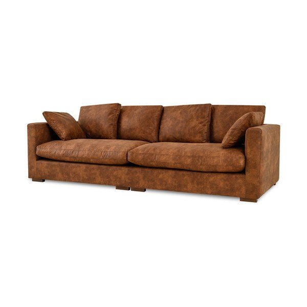 Konyakbarna kanapé 266 cm Comfy – Scandic-image-2