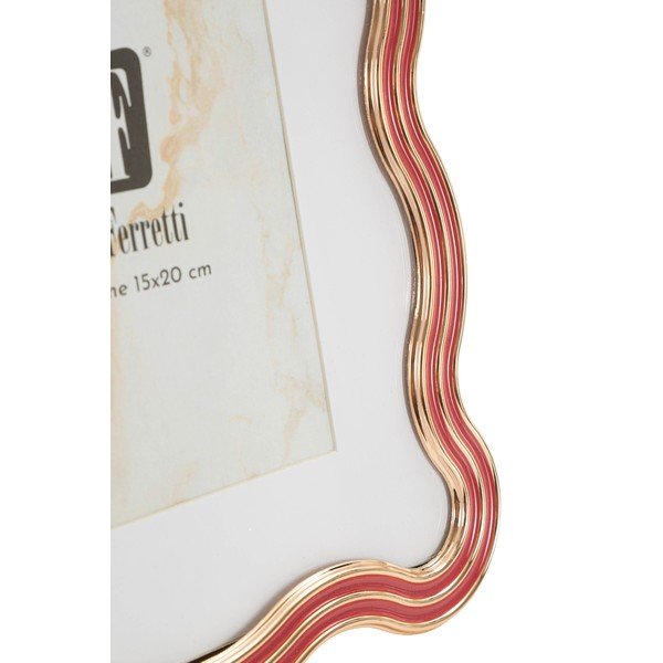 Piros-aranyszínű fém-üveg álló képkeret 17,5x22,5 cm Elizabeth – Mauro Ferretti-image-3