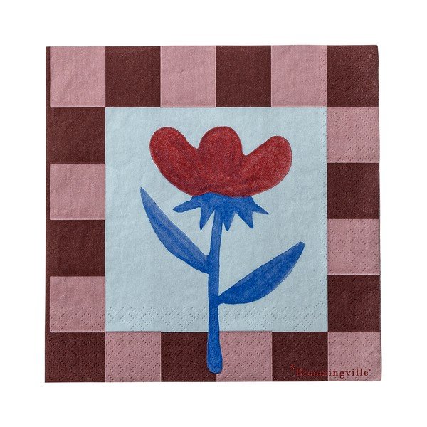 Papír szalvéta szett 20 db-os 33x33 cm Vinia – Bloomingville