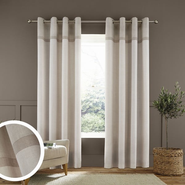Bézs függöny készlet 2 db-os 229x168 cm Melville - Catherine Lansfield-image-2