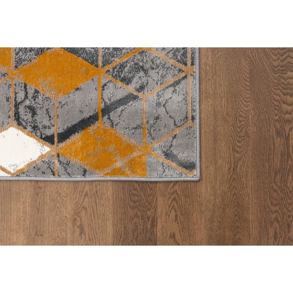 Okkersárga-szürke szőnyeg 200x280 cm Soft – FD-image-3