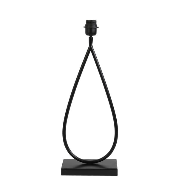 Matt fekete fém asztali lámpa talp 51 cm Tamsu – Light & Living