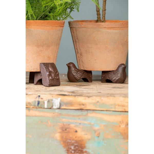 Bird fekete madárformájú öntöttvas állvány - Escchert Design-image-3