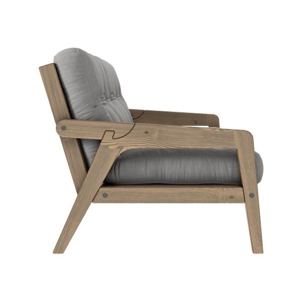 Szürke kinyitható kanapé 204 cm Grab - Karup Design-image-4