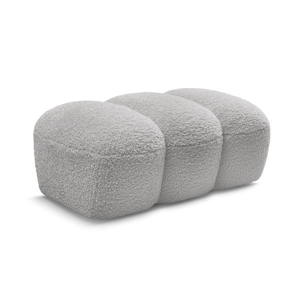 Világosszürke buklé lábtartó Hippolyte – Bobochic Paris-image-3