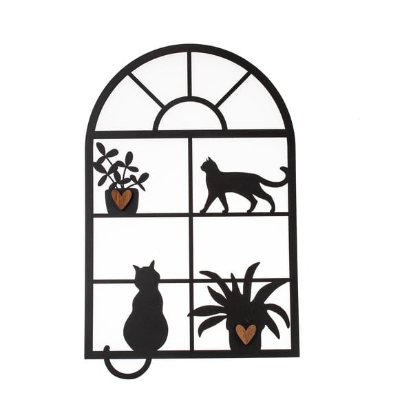 Fém fali dekoráció 30x48 cm – Dakls