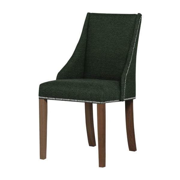 Patchouli sötétzöld bükk szék, sötétbarna lábakkal - Ted Lapidus Maison