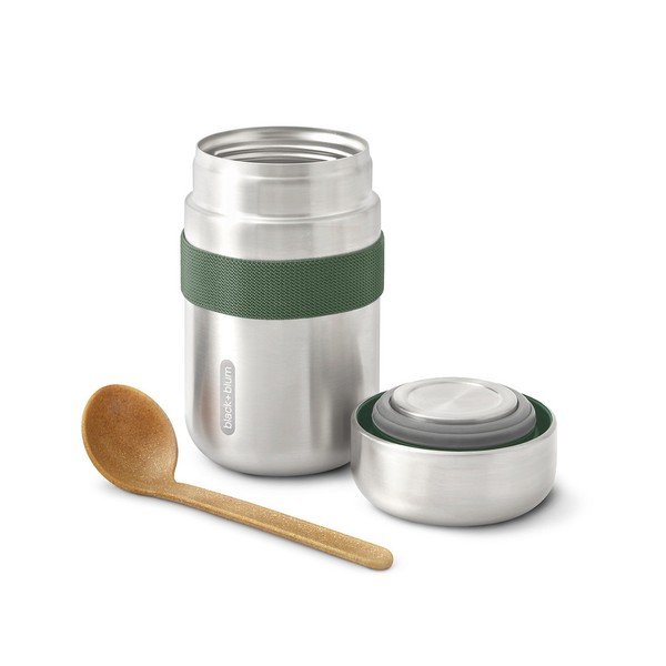 Ezüstszínű rozsdamentes acél ételtartó termosz 400 ml – Black + Blum-image-3