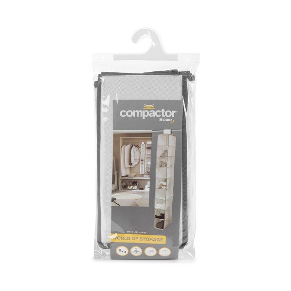 Függő textil gardrób rendszerező Novara – Compactor-image-3