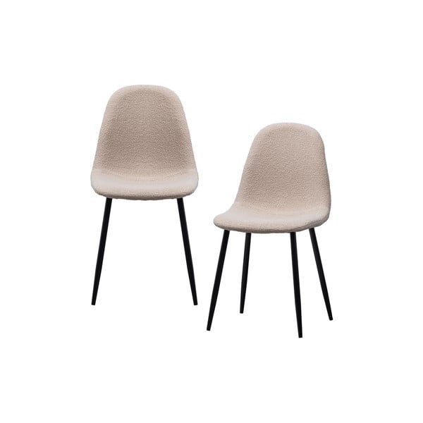 Bézs étkezőszék szett 2 db-os Marije – WOOOD-image-2