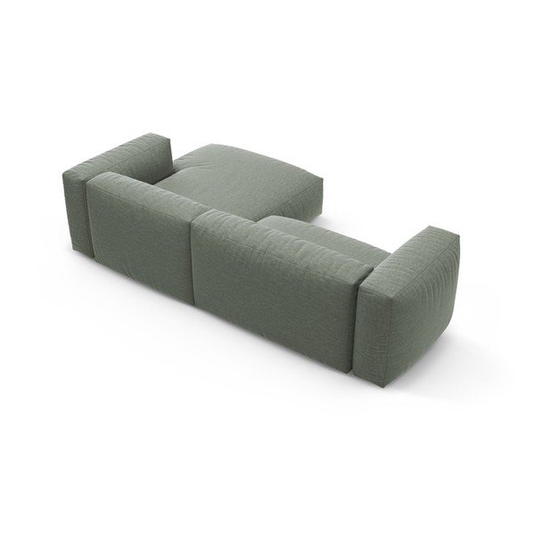 Szürkészöld kinyitható moduláris sarokkanapé (jobb oldali-heverő résszel) – Micadoni -image-4