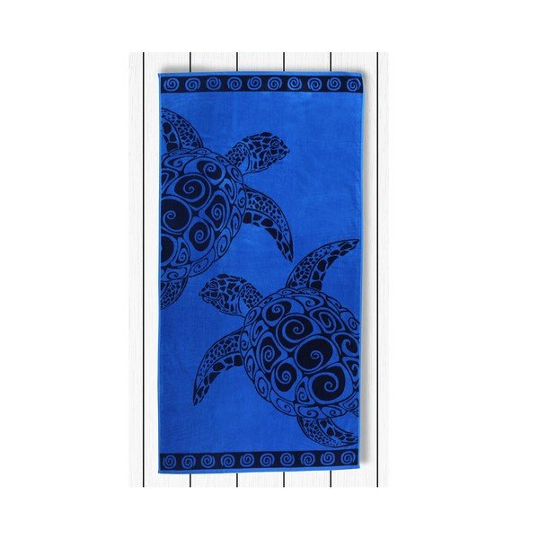 Navy Turtle fürdőlepedő, 90 x 180 cm - DecoKing-image-1