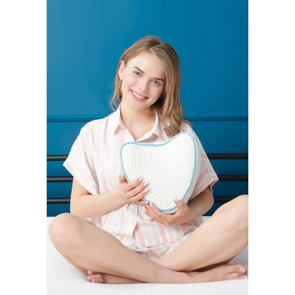Ergonomikus párna memóriahab töltettel 23x23 cm – Mila Home-image-3