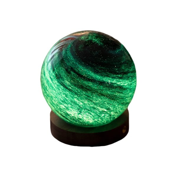 Sötétbarna-sötét natúr színű USB fénydekoráció ø 8 cm Stellar Ocean – Gingko-image-1