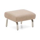 Világosbarna zsenília lábtartó Amsen – Kave Home