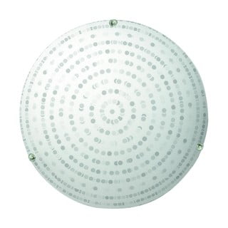 Fehér mennyezeti lámpa üveg búrával ø 30 cm Circle – Candellux Lighting