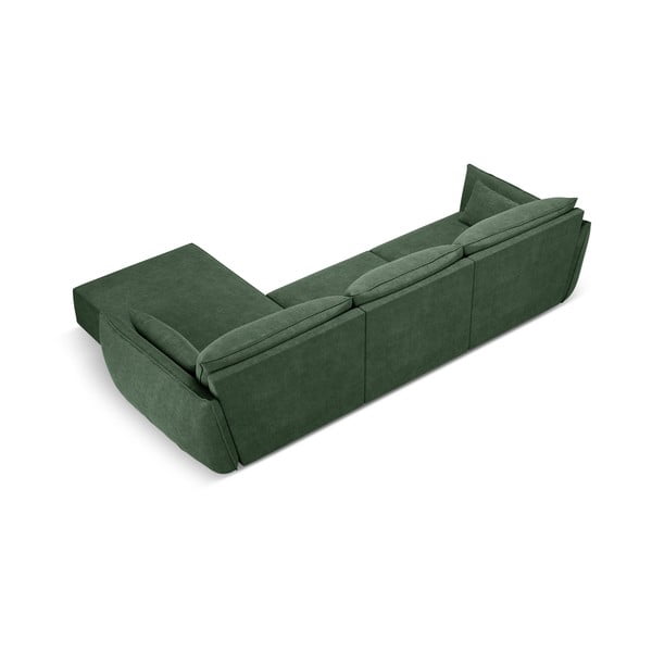 Sötétzöld sarokkanapé (jobb oldali) Vanda – Mazzini Sofas-image-3
