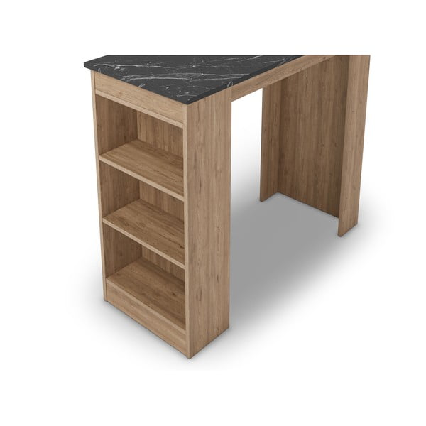 Bárasztal márvány dekoros asztallappal 47x120 cm Peru – Marckeric-image-3