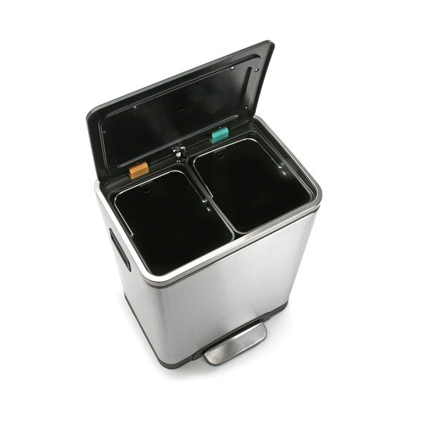 Inox szemetes kosár, 30 l - Versa-image-1