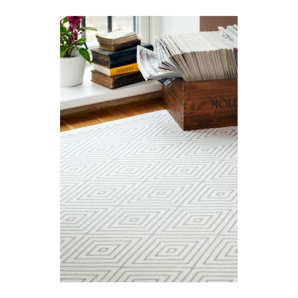 Kalana fehér mintás kétoldalas szőnyeg, 160 x 230 cm - Narma-image-4