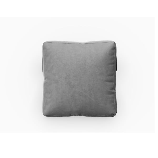 Szürke bársony párna moduláris kanapéhoz Rome Velvet - Cosmopolitan Design-image-1