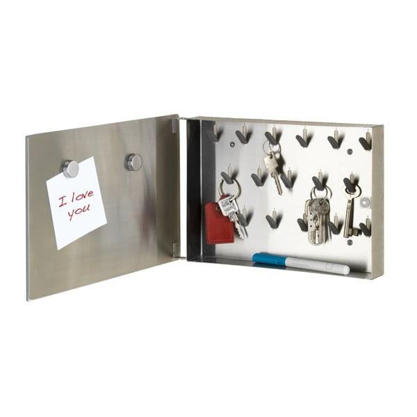 Home mágneses fali kulcstartó szekrény, 20 x 30 cm - Wenko-image-4