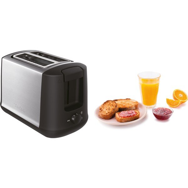 Fekete-ezüstszínű kenyérpirító Subito TT340830 – Tefal-image-2