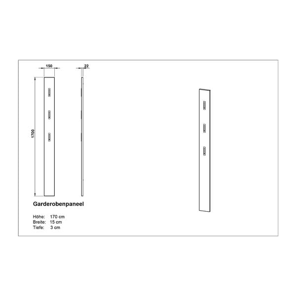 Fali fogas tölgyfa dekorral Telde - Germania-image-3