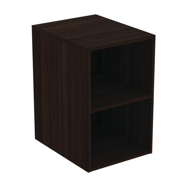 Sötétbarna alacsony-fali fürdőszoba szekrény tölgyfa dekorral 40x63 cm i.Life B – Ideal Standard-image-1