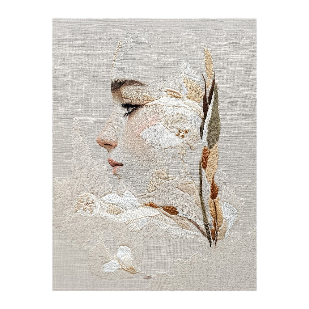 Kép 60x80 cm Stitched Bloom  Styler