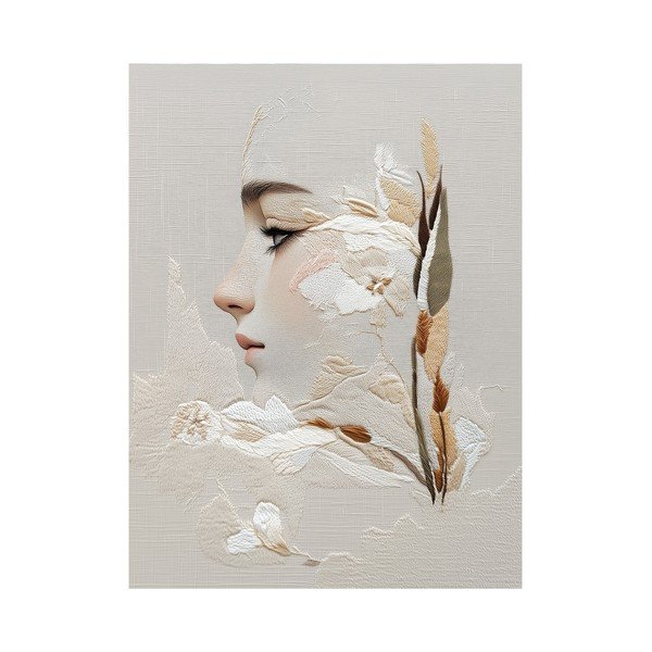 Kép 60x80 cm Stitched Bloom – Styler