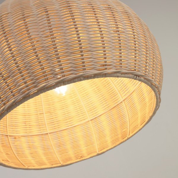 Natúr színű rattan lámpabúra ø 45 cm Deyarina – Kave Home-image-1