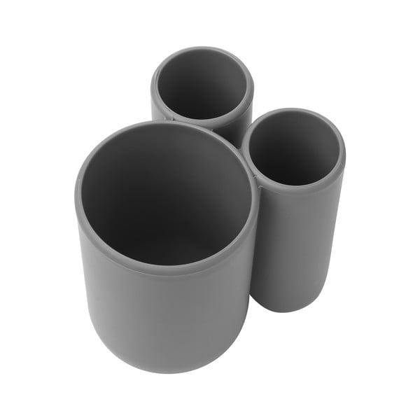 Szürke műanyag fogkefetartó pohár Touch – Umbra-image-4