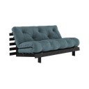 Petróleumkék kinyitható kanapé 160 cm Roots Black Night – Karup Design