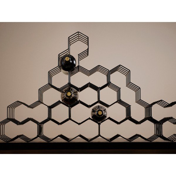 Fém bortartó állvány, palackok száma 3 Rocks – Zone-image-1