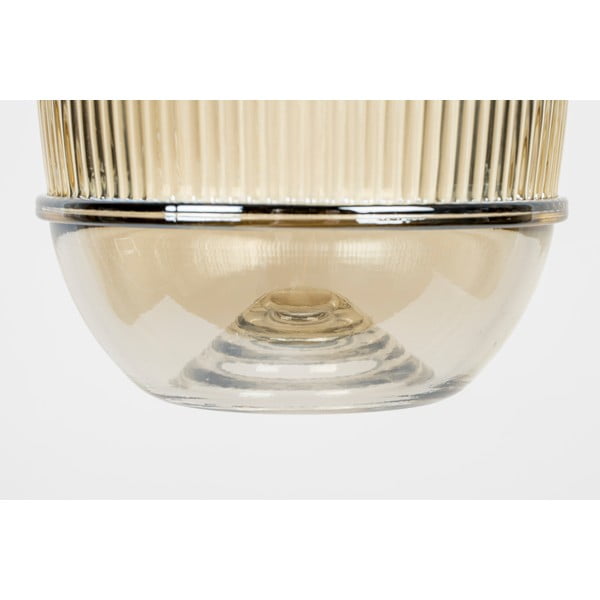 Aranyszínű függőlámpa üveg búrával ø 12 cm Robin - White Label-image-4