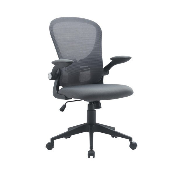 Szürke kárpitozott irodai szék Kempton – Yes Everyday